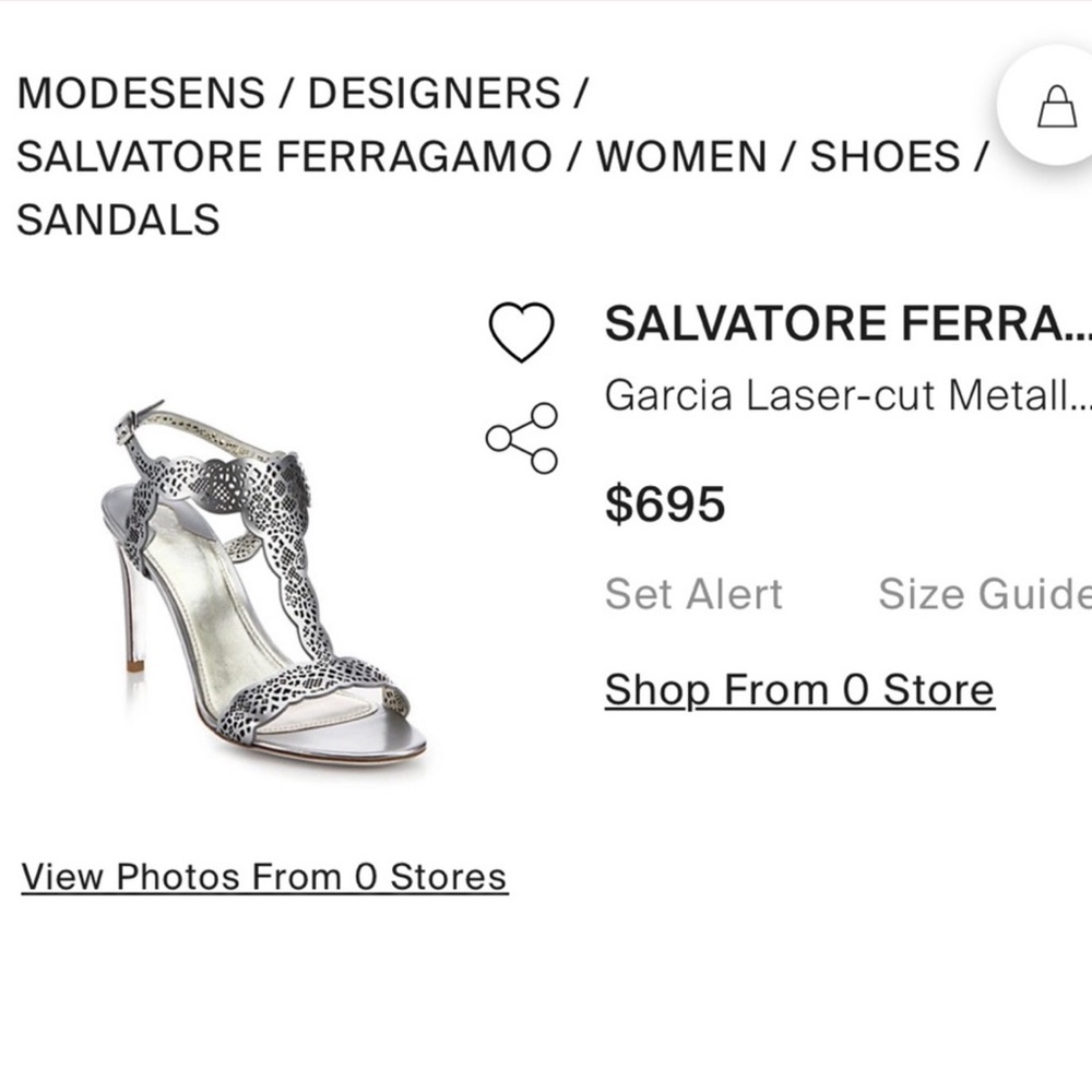 Salvatore Ferragamo Garcia Laser  Cut